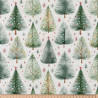 Printed Cotton IVALO White / Green